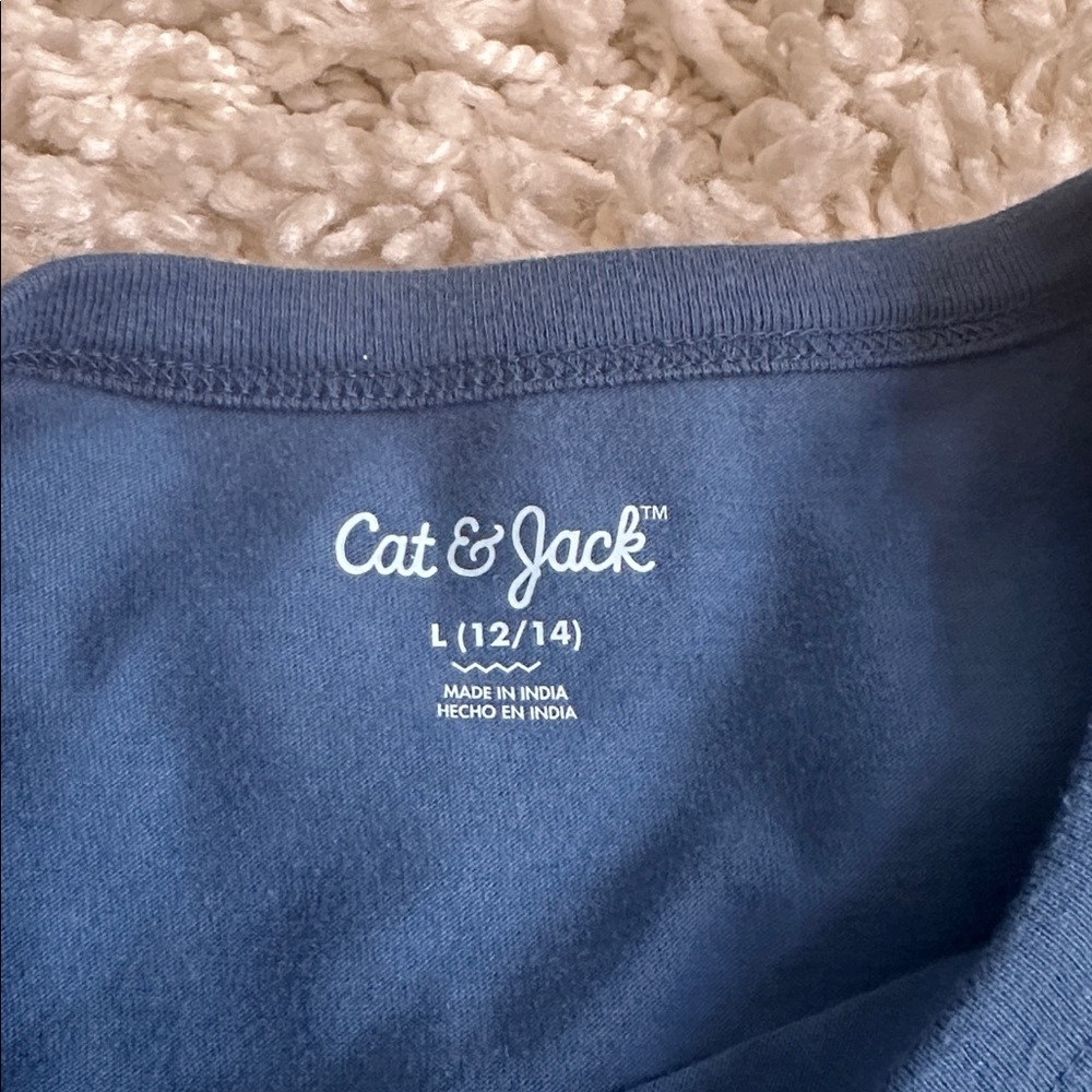 Cat & Jack Shirt Blue Green - Picture 5 of 6